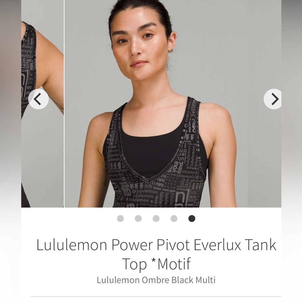 Lululemon size 4 Power Pivot tank